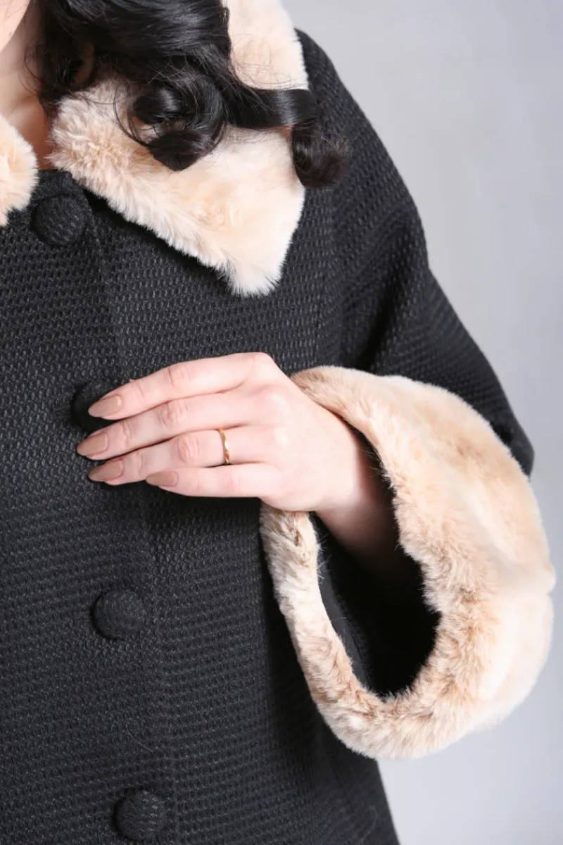 Hell Bunny Coats & Jackets>Faustine Coat Black