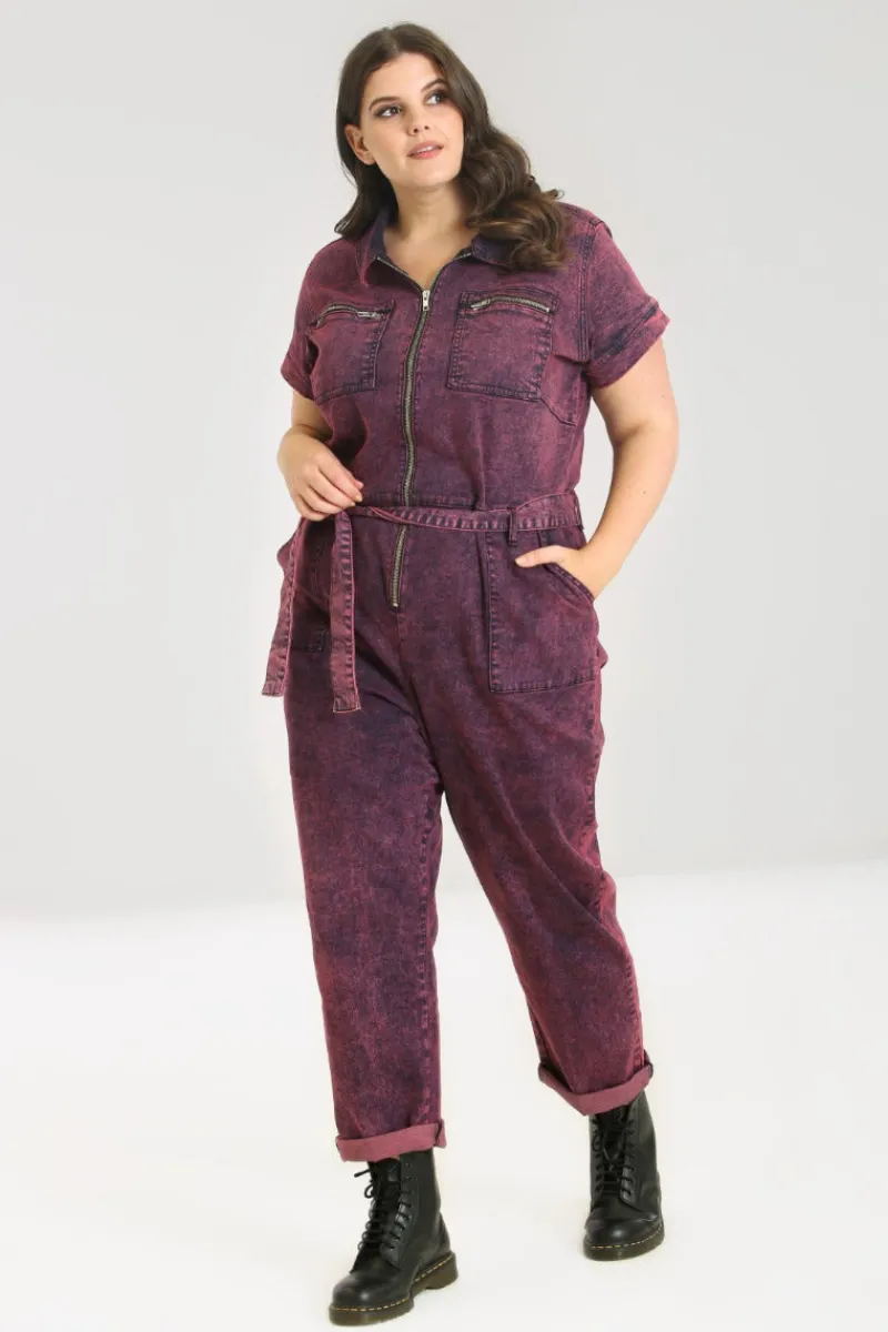 Hell Bunny Jumpsuits & Playsuits|Jumpsuits & Playsuits>Finn Boilersuit