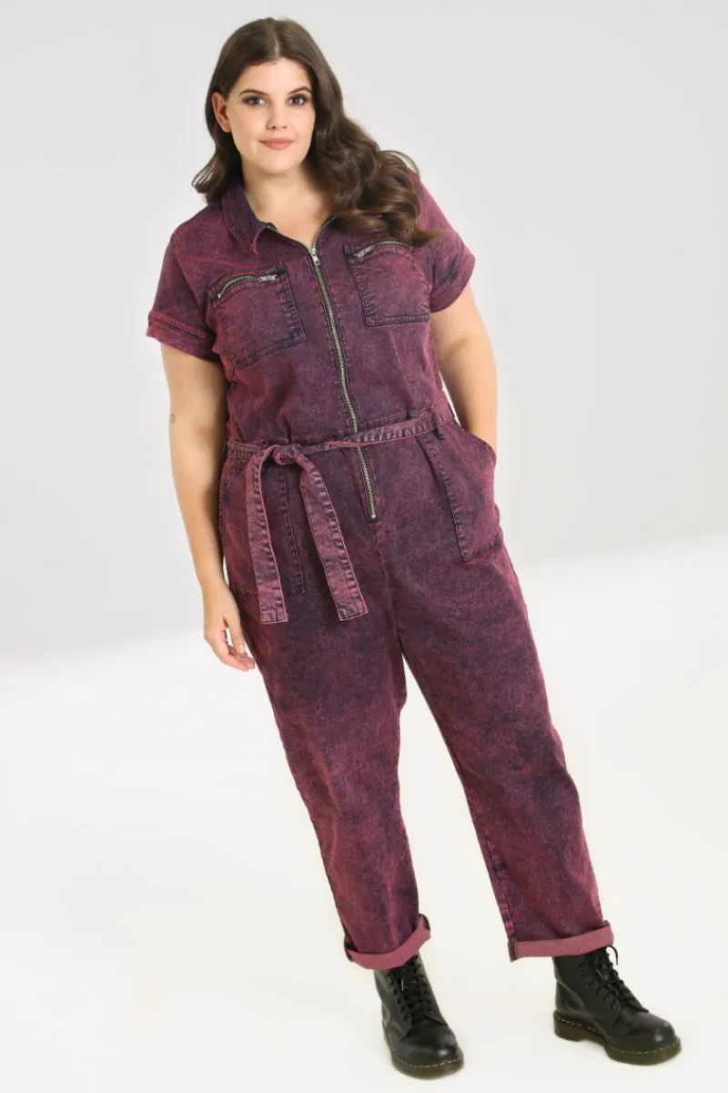 Hell Bunny Jumpsuits & Playsuits|Jumpsuits & Playsuits>Finn Boilersuit