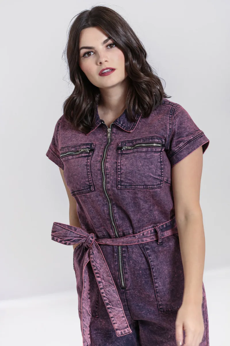 Hell Bunny Jumpsuits & Playsuits|Jumpsuits & Playsuits>Finn Boilersuit