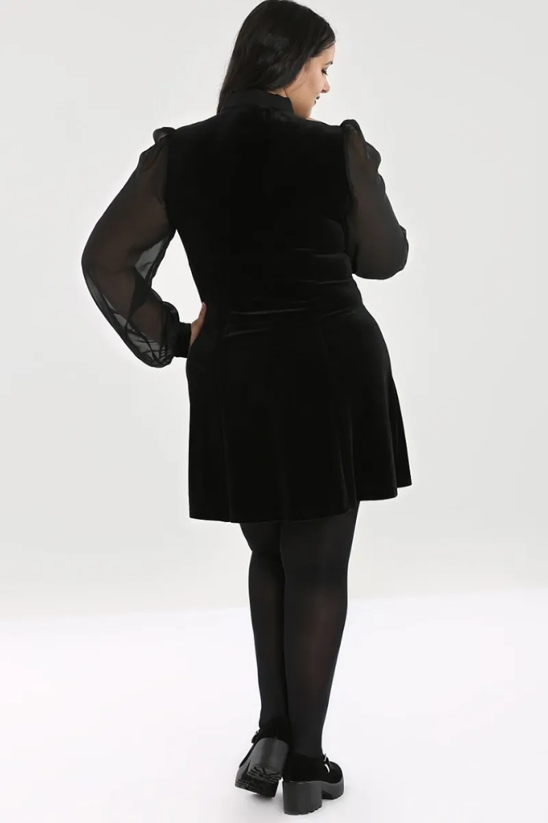 Hell Bunny Dresses|Mini Dresses>Gabriella Mini Dress Black