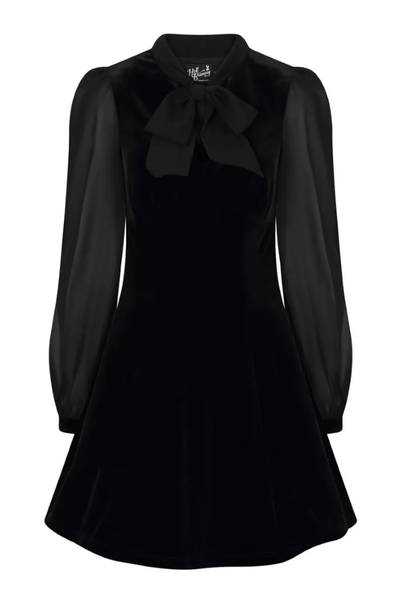 Hell Bunny Dresses|Mini Dresses>Gabriella Mini Dress Black
