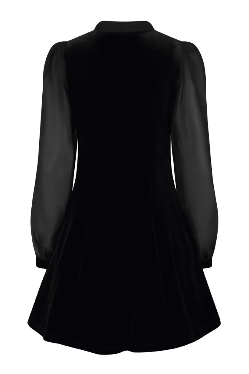 Hell Bunny Dresses|Mini Dresses>Gabriella Mini Dress Black