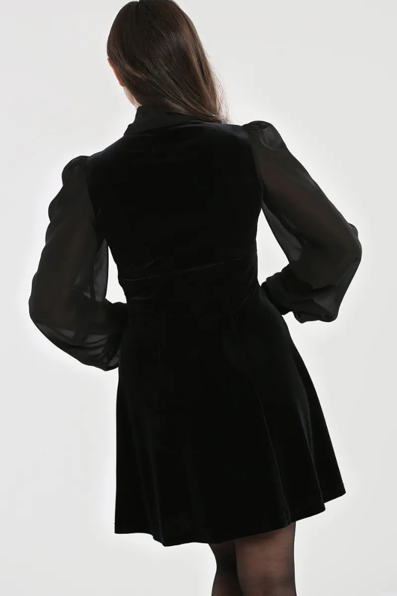 Hell Bunny Dresses|Mini Dresses>Gabriella Mini Dress Black
