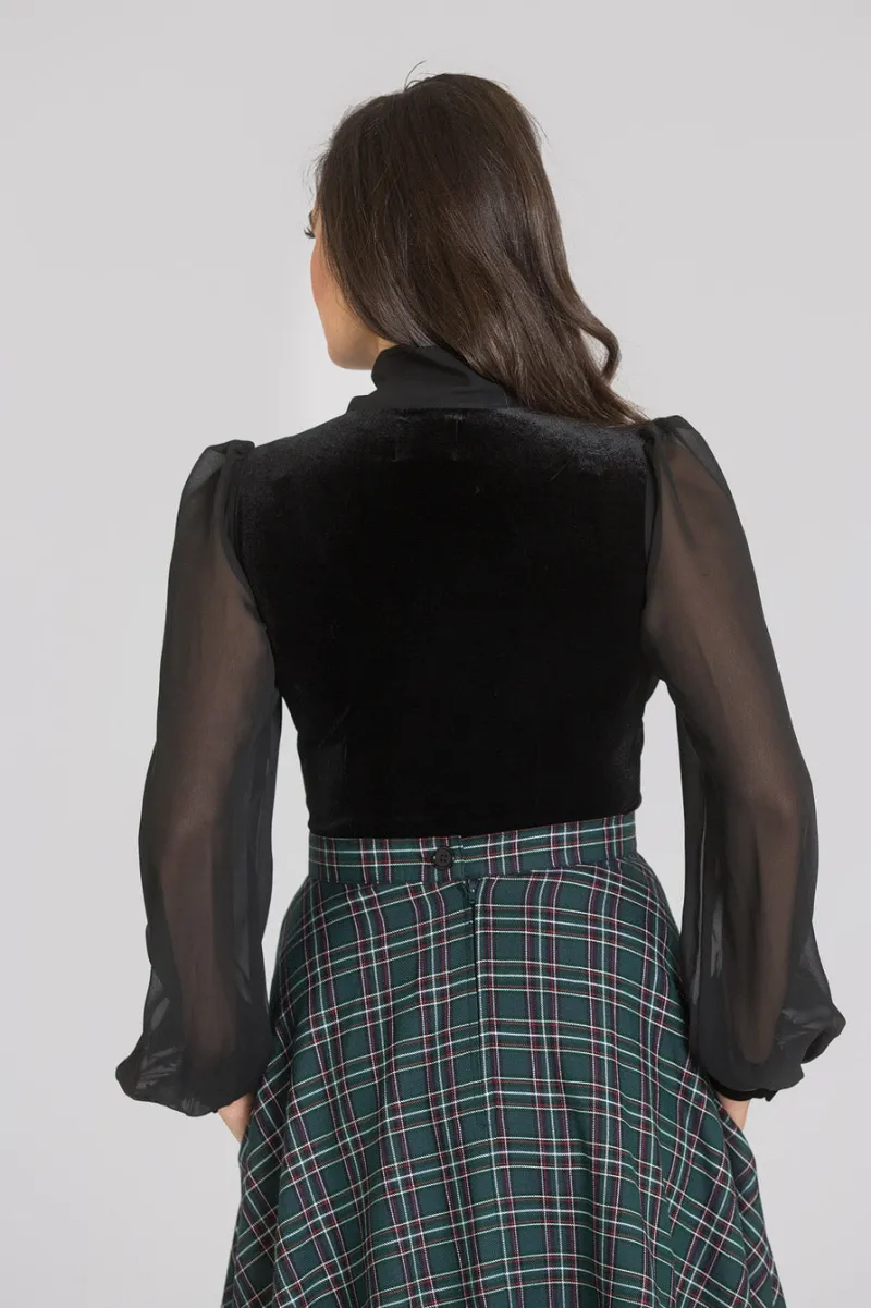 Hell Bunny Tops|Tops>Gabriella Top Black