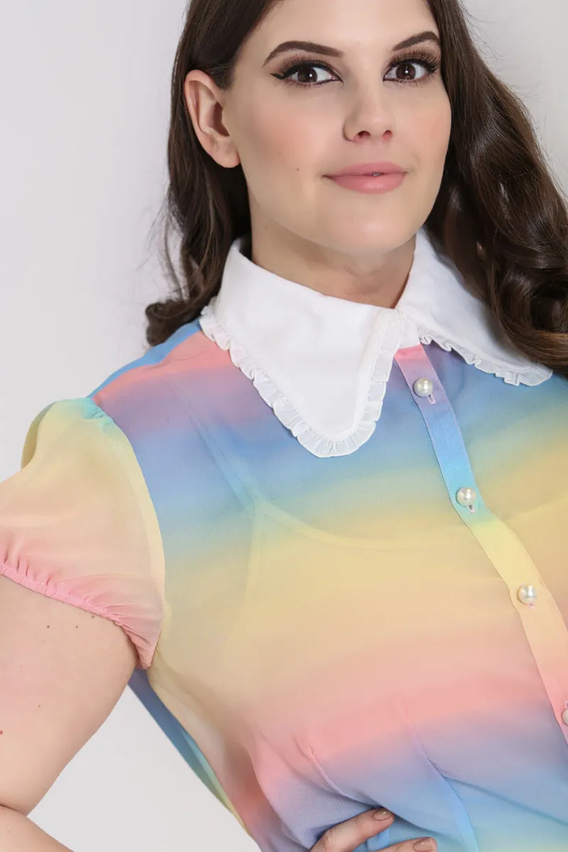 Hell Bunny Tops|Blouses>Halo Blouse MultiColour