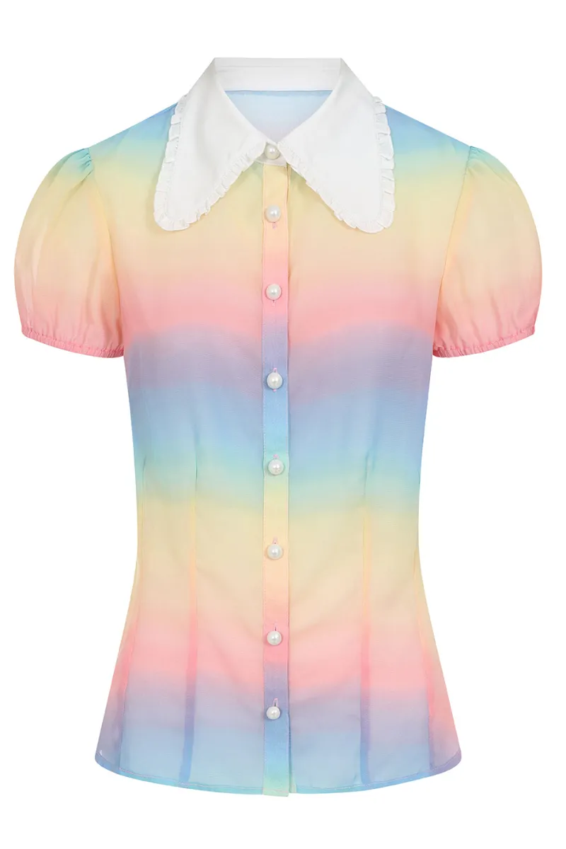 Hell Bunny Tops|Blouses>Halo Blouse MultiColour