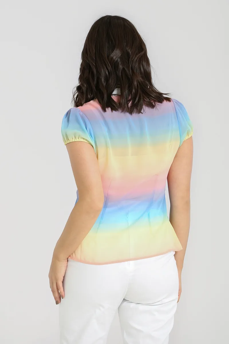 Hell Bunny Tops|Blouses>Halo Blouse MultiColour