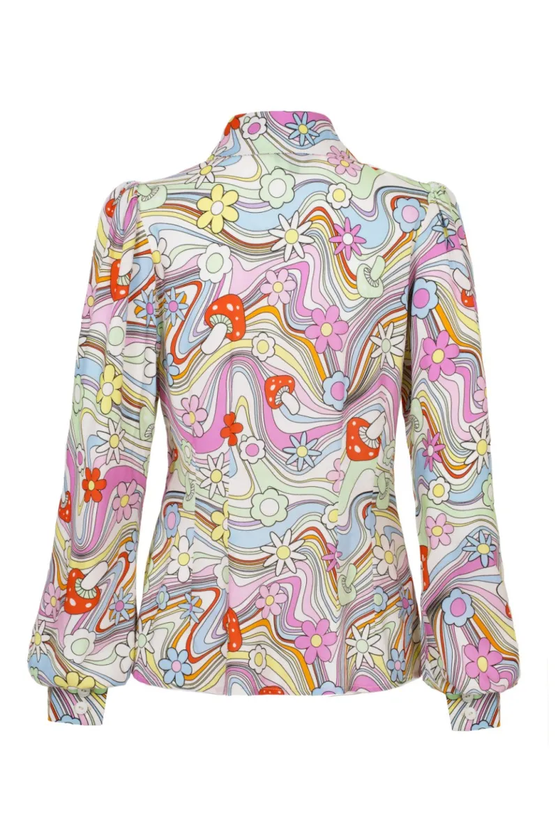 Hell Bunny Tops|Blouses>Happy Daze Blouse Multi