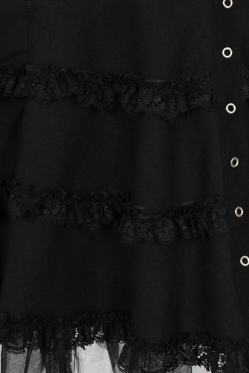 Hell Bunny Mini Dresses|Dresses>Harley Plain Dress Black