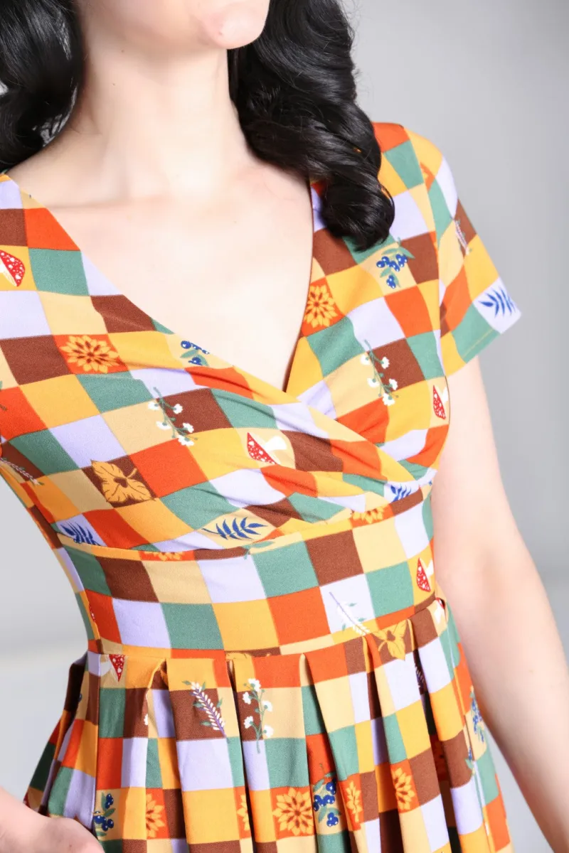 Hell Bunny Dresses|Dresses>Hawthorn Dress MultiColour