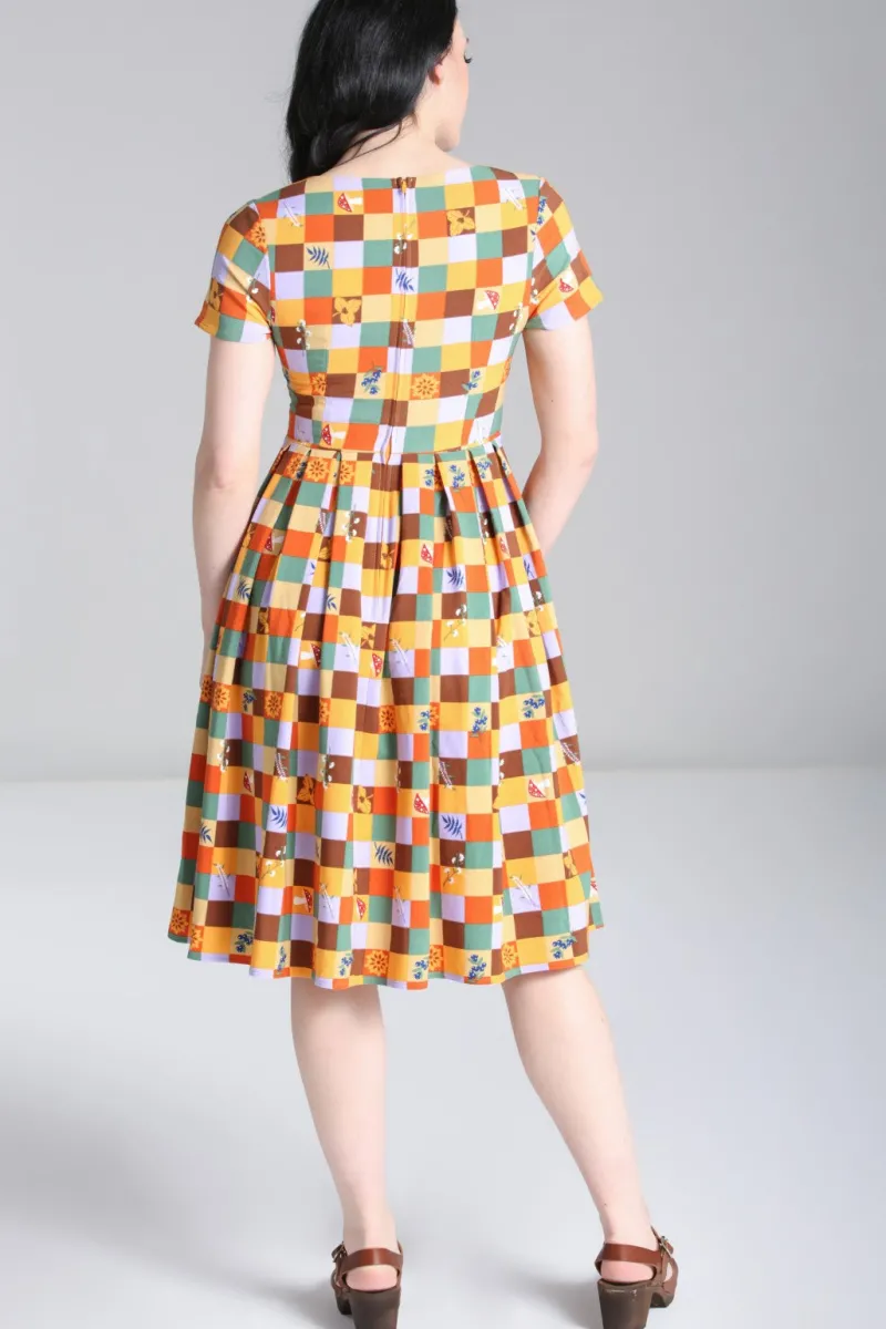 Hell Bunny Dresses|Dresses>Hawthorn Dress MultiColour