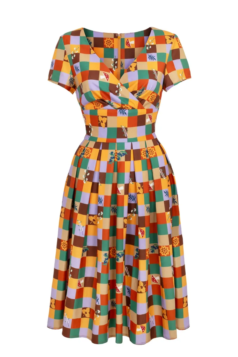 Hell Bunny Dresses|Dresses>Hawthorn Dress MultiColour