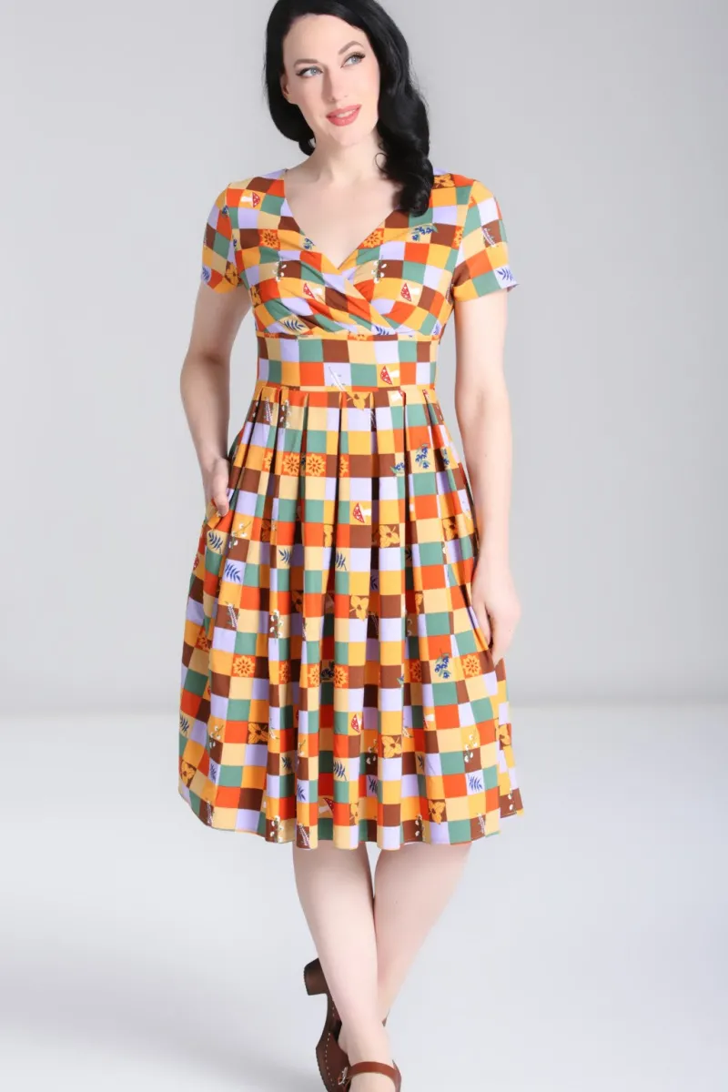 Hell Bunny Dresses|Dresses>Hawthorn Dress MultiColour