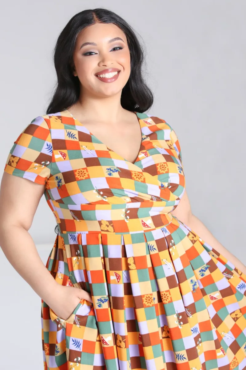 Hell Bunny Dresses|Dresses>Hawthorn Dress MultiColour