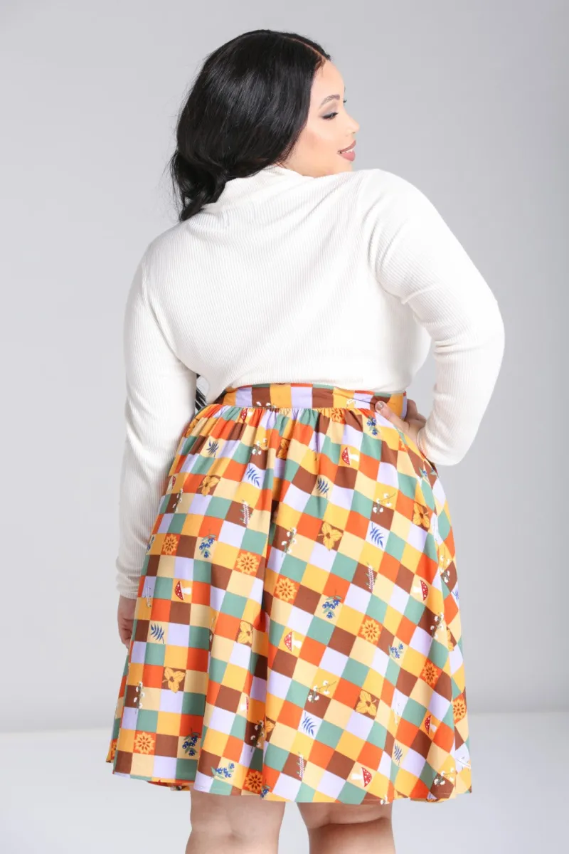 Hell Bunny Skirts|Skirts>Hawthorn Skirt MultiColour