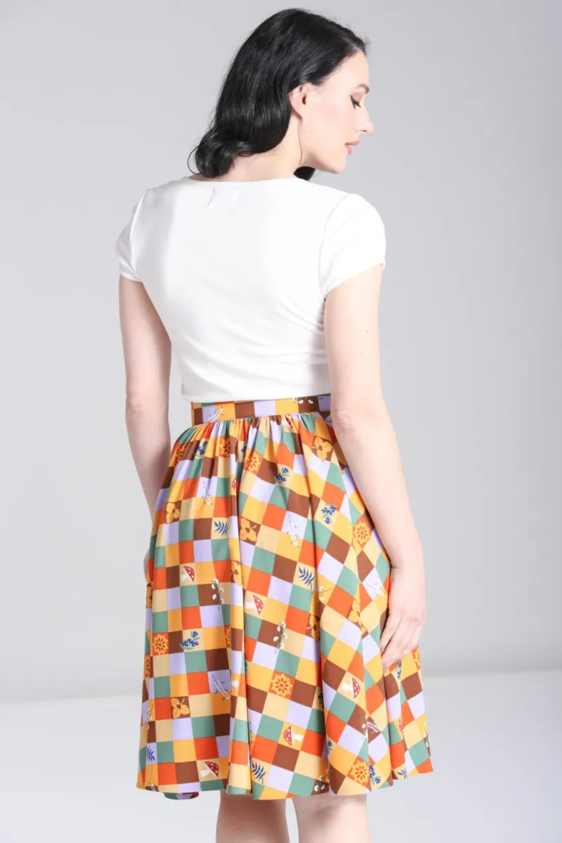 Hell Bunny Skirts|Skirts>Hawthorn Skirt MultiColour