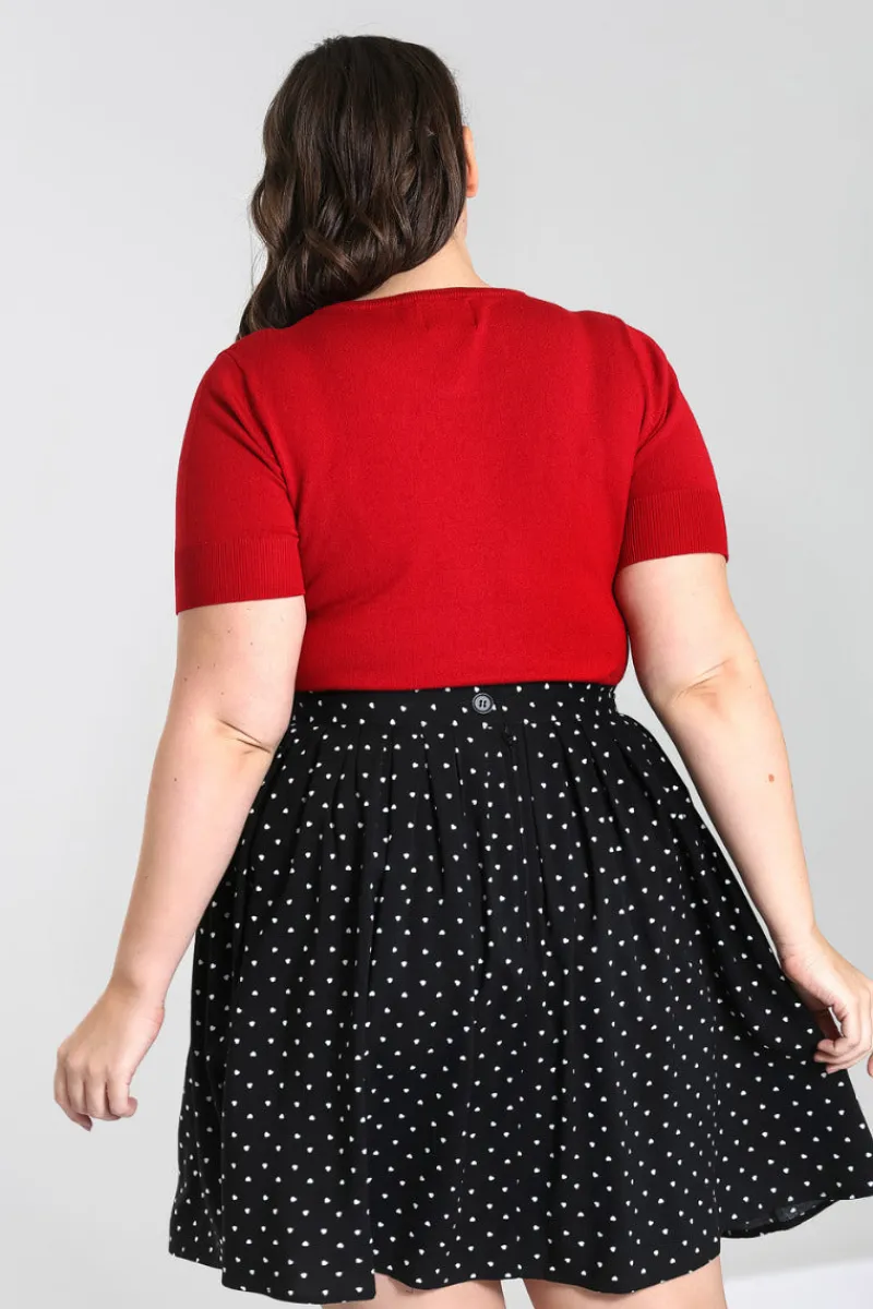 Hell Bunny Tops|Knitwear>Heart Top