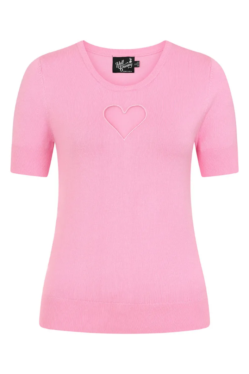 Hell Bunny Tops|Knitwear>Heart Top