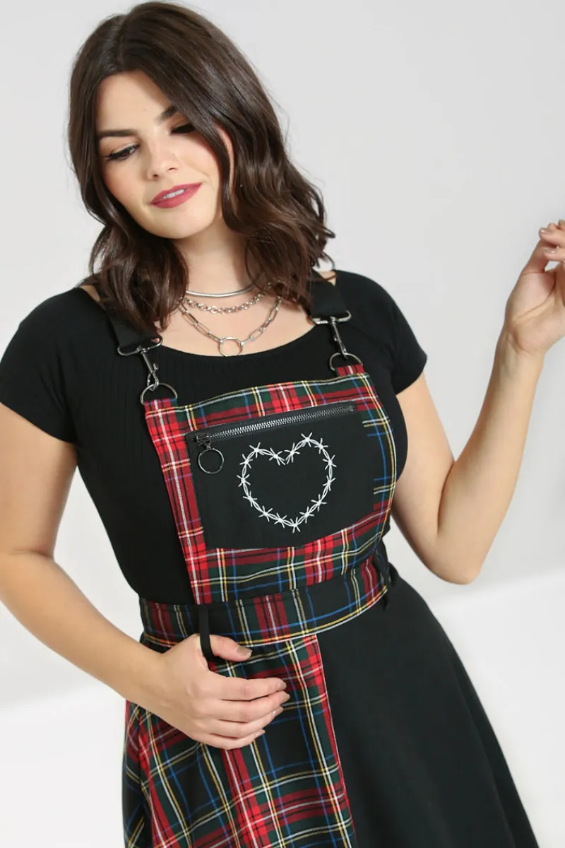 Hell Bunny Dresses|Dresses>Heather Pinafore Dress Black