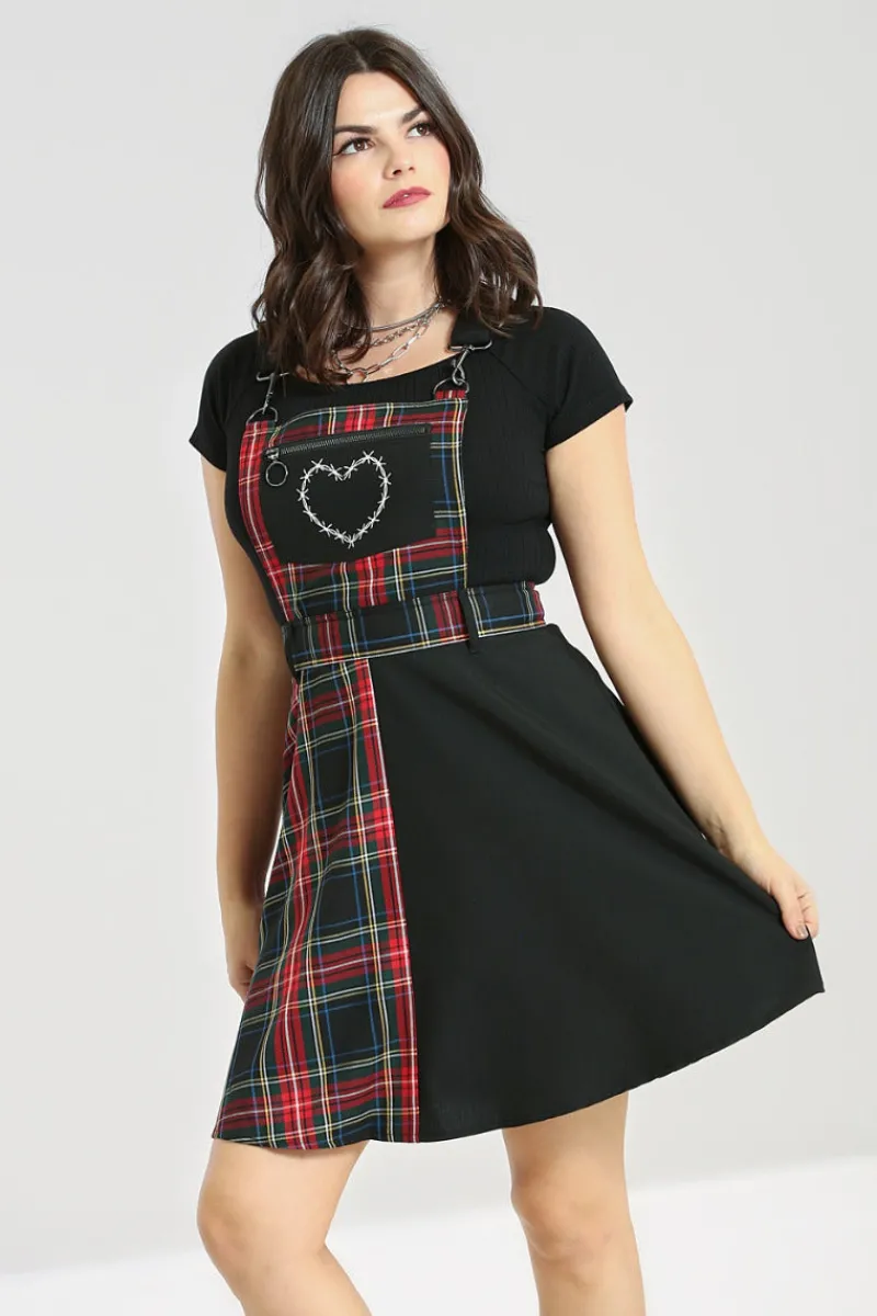 Hell Bunny Dresses|Dresses>Heather Pinafore Dress Black