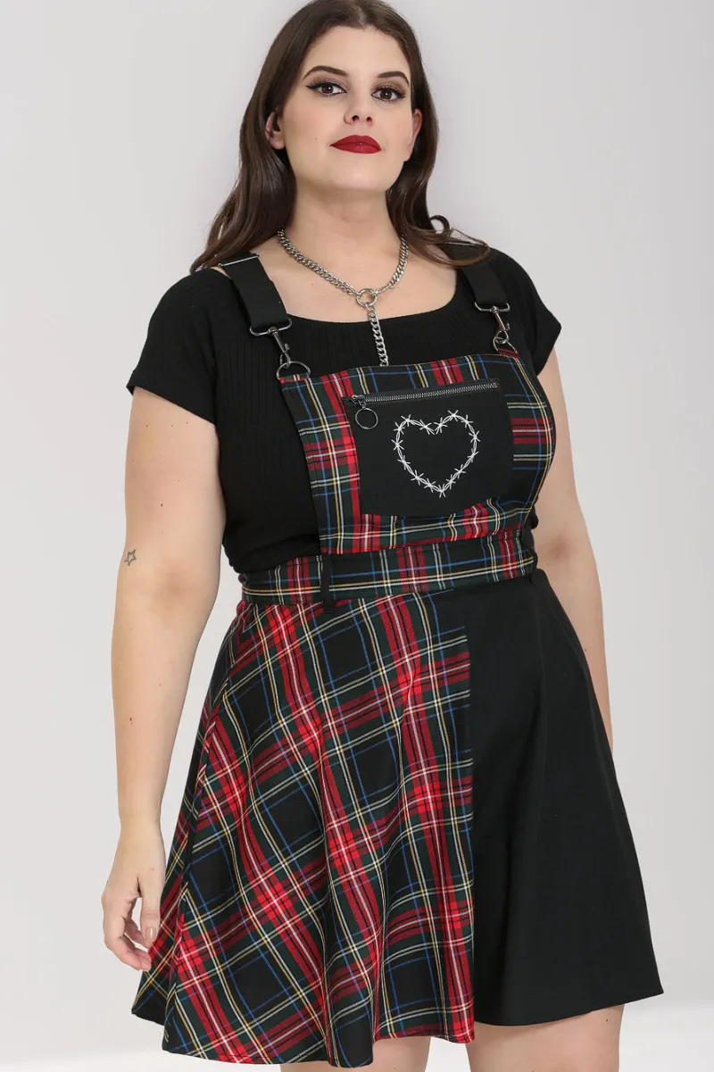 Hell Bunny Dresses|Dresses>Heather Pinafore Dress Black