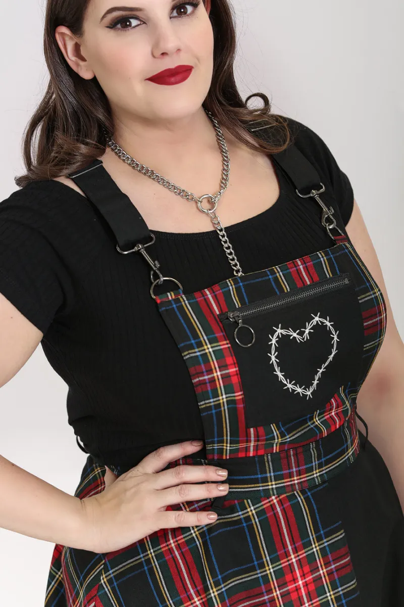 Hell Bunny Dresses|Dresses>Heather Pinafore Dress Black