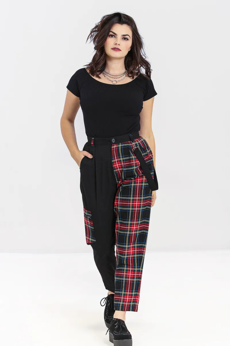 Hell Bunny Trousers & Shorts|Trousers & Shorts>Heather Trousers Black