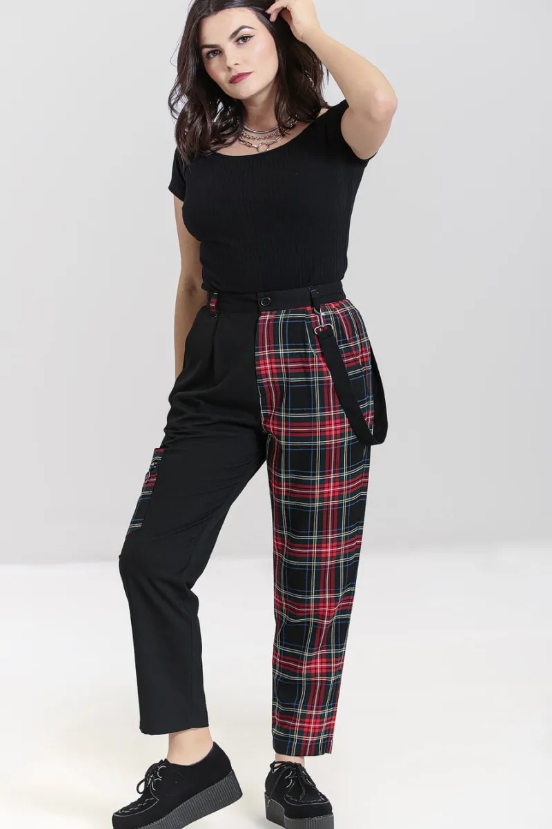 Hell Bunny Trousers & Shorts|Trousers & Shorts>Heather Trousers Black