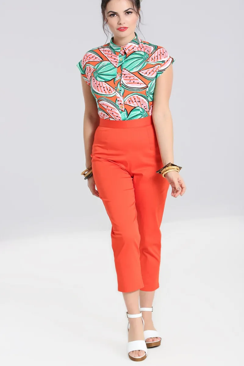 Hell Bunny Trousers & Shorts|Trousers & Shorts>Helen Cigarette Trousers