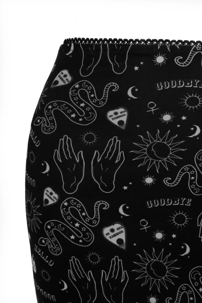 Hell Bunny Skirts|Skirts>Hello Goodbye Mesh Skirt Black
