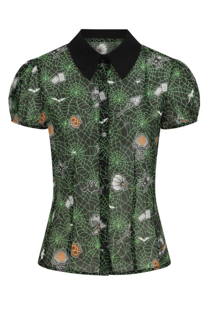 Hell Bunny Tops|Blouses>Hex Blouse