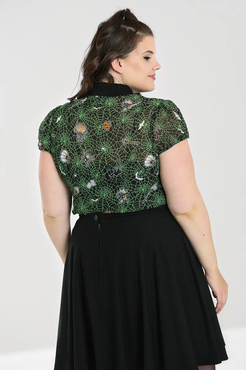 Hell Bunny Tops|Blouses>Hex Blouse