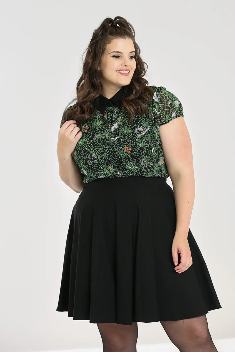 Hell Bunny Tops|Blouses>Hex Blouse