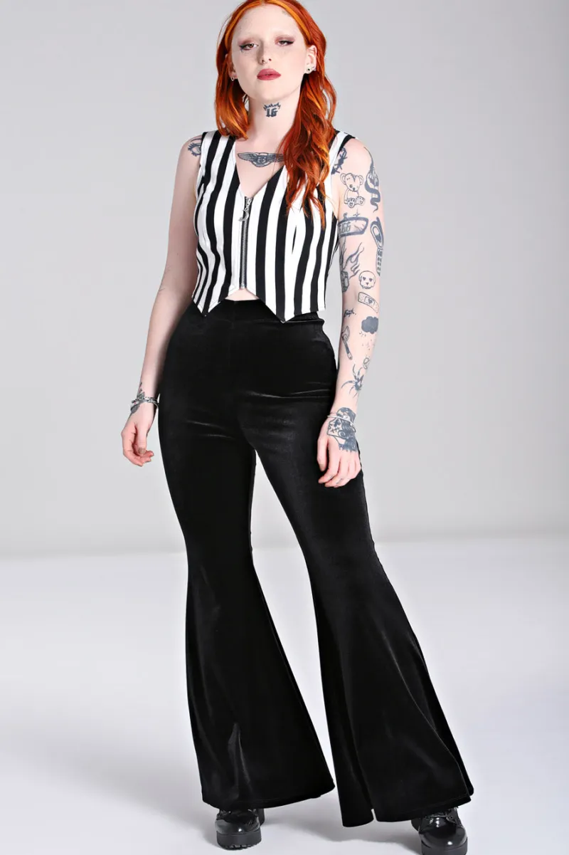Hell Bunny Trousers & Shorts|Trousers & Shorts>Iggy Trousers Black