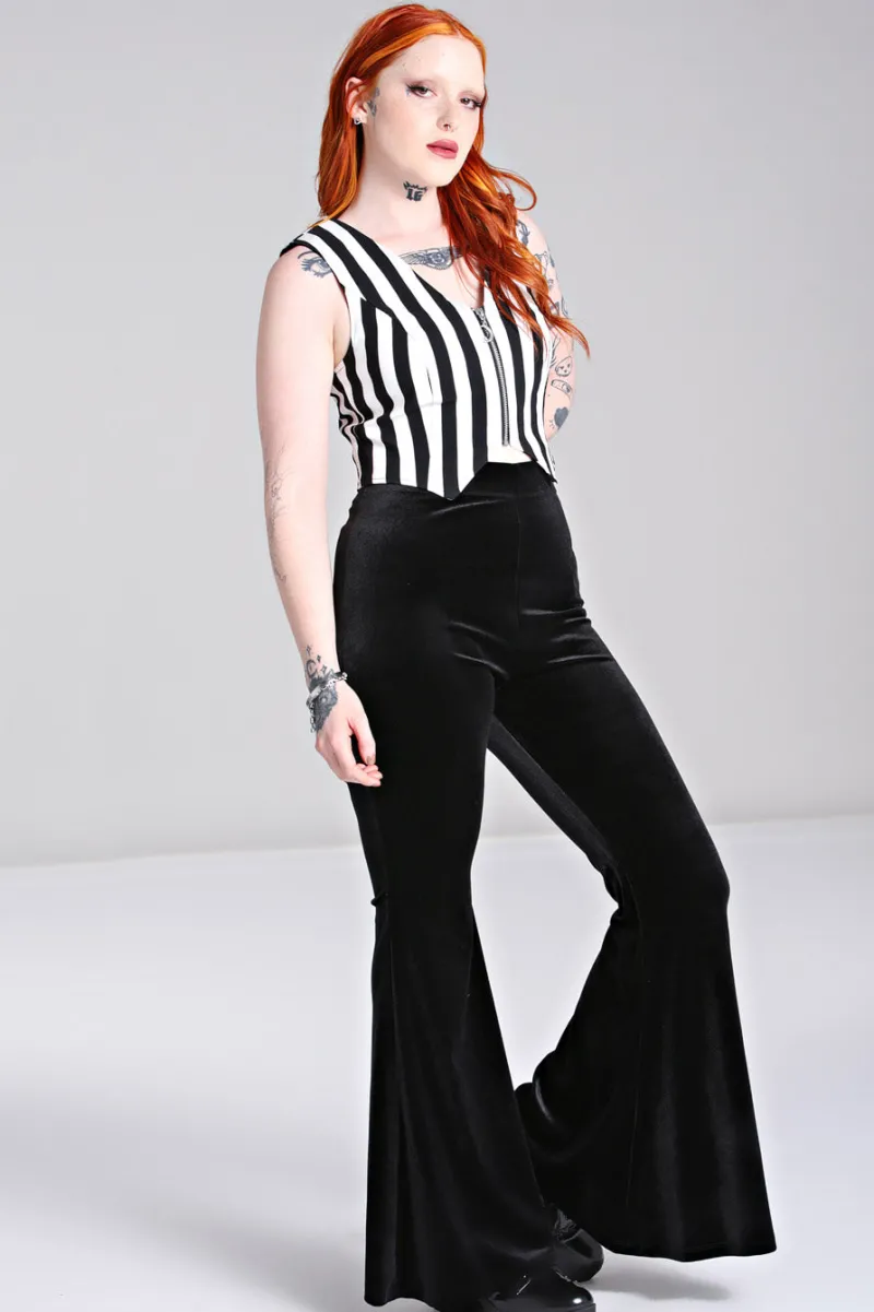 Hell Bunny Trousers & Shorts|Trousers & Shorts>Iggy Trousers Black