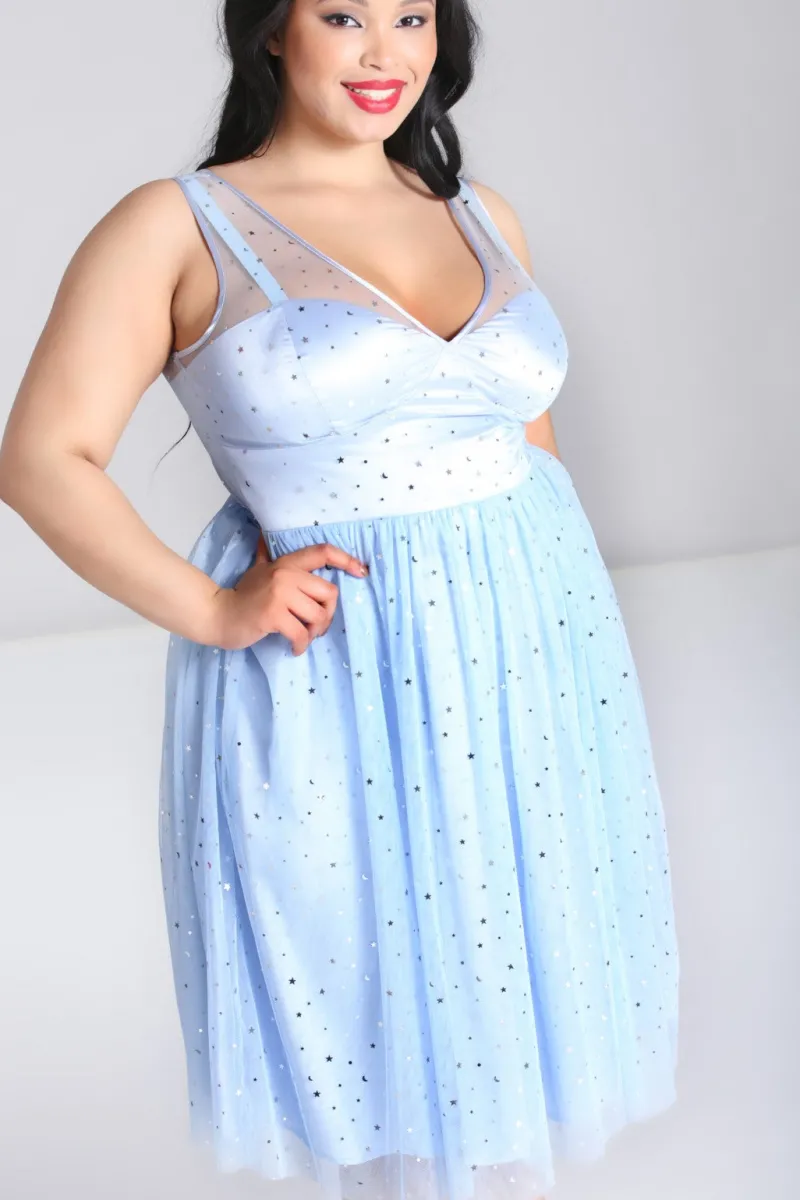 Hell Bunny Dresses|Midi Dresses>Infinity 50's Dress Blue