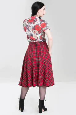 Hell Bunny Skirts|Skirts>Irvine 50's Skirt Red
