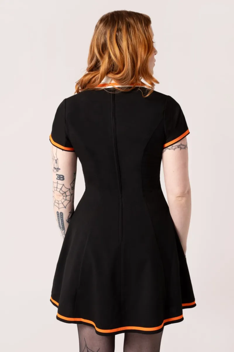 Hell Bunny Dresses|Mini Dresses>Jack-O-Lantern Dress Black