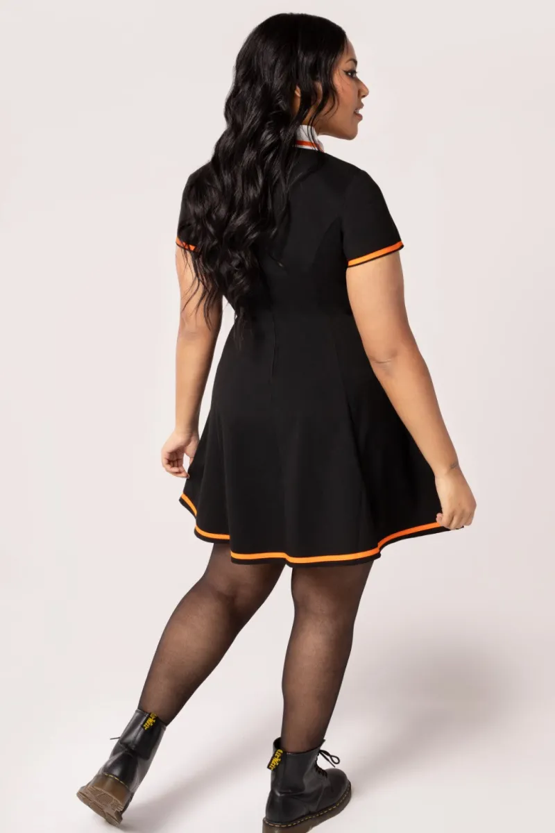 Hell Bunny Dresses|Mini Dresses>Jack-O-Lantern Dress Black