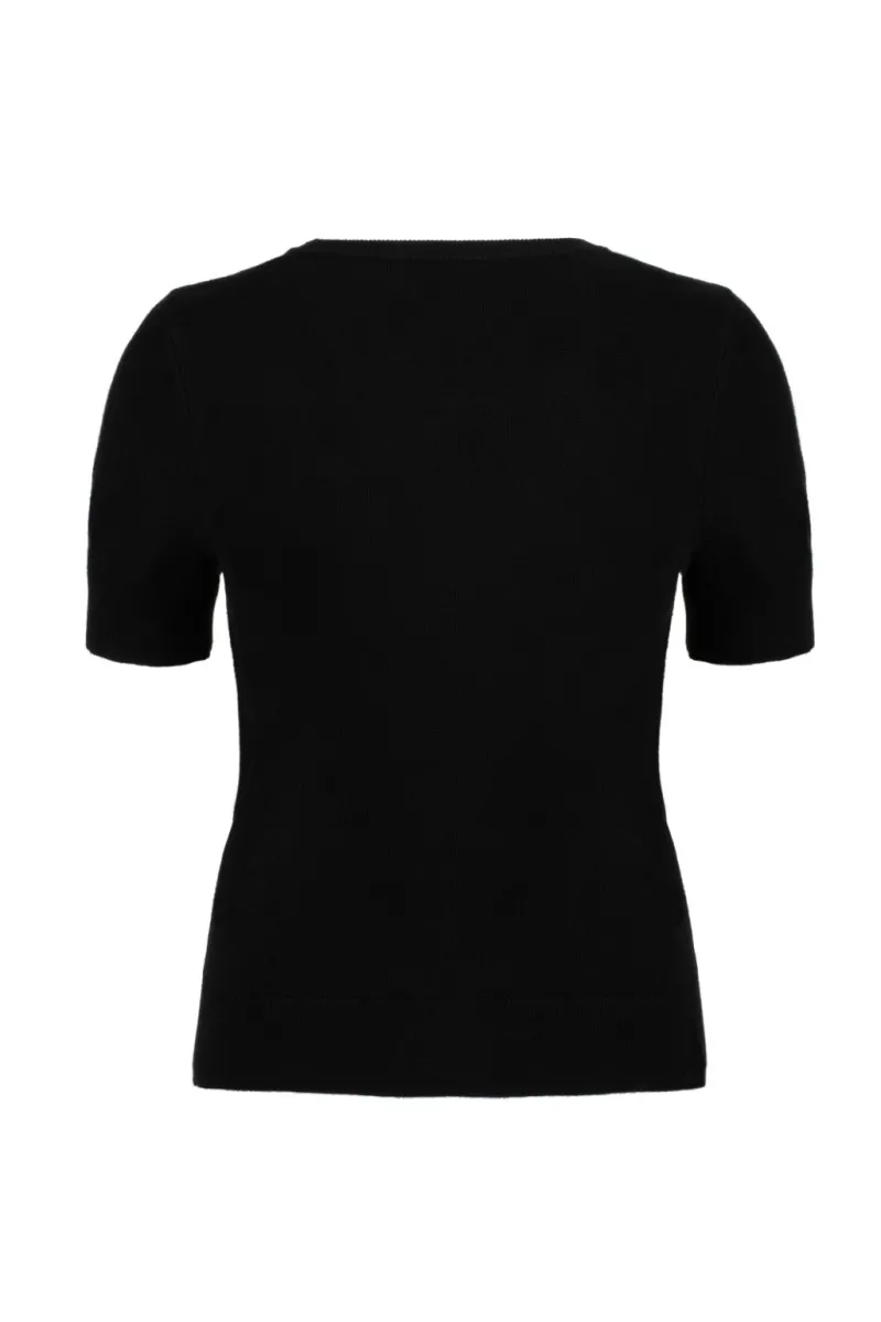 Hell Bunny Tops|Knitwear>Jack-O-Lantern Top Black/Orange