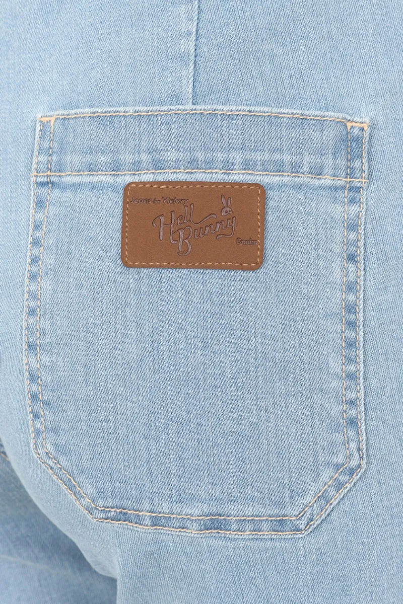 Hell Bunny Trousers & Shorts|Trousers & Shorts>Jill Jeans Blue