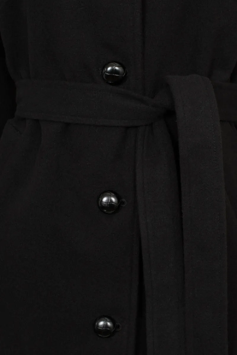 Hell Bunny Coats & Jackets>Juliette Coat Black