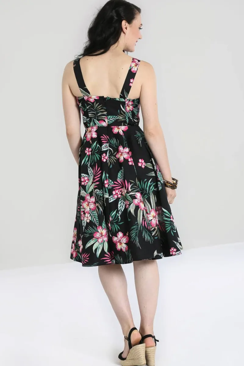 Hell Bunny Dresses|50S Dresses>Kalani 50's Dress Black