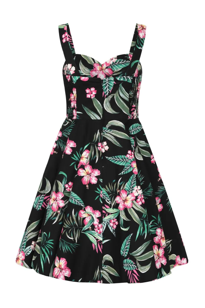 Hell Bunny Dresses|50S Dresses>Kalani 50's Dress Black