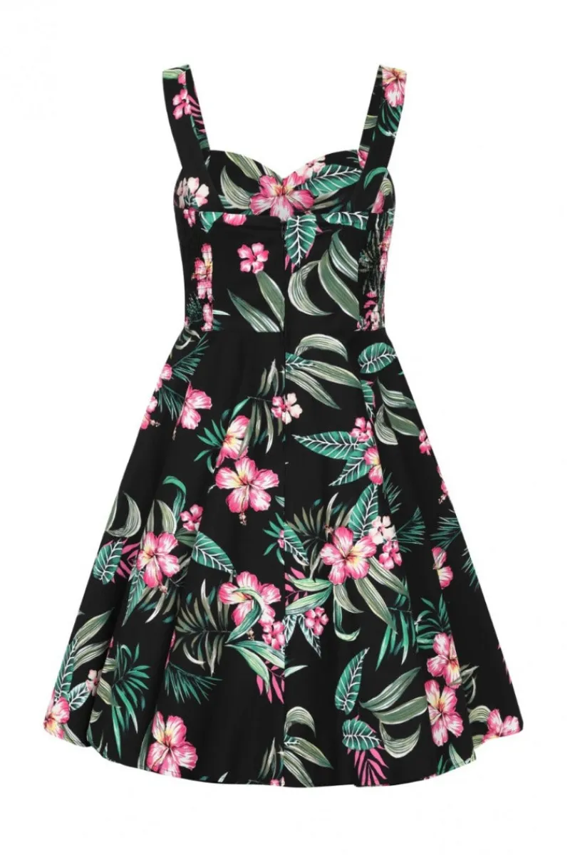 Hell Bunny Dresses|50S Dresses>Kalani 50's Dress Black