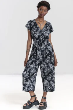 Hell Bunny Jumpsuits & Playsuits|Jumpsuits & Playsuits>Kasumi Jumpsuit Grey