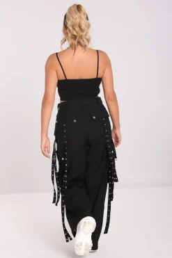 Hell Bunny Trousers & Shorts|Trousers & Shorts>Kraken Trousers Black