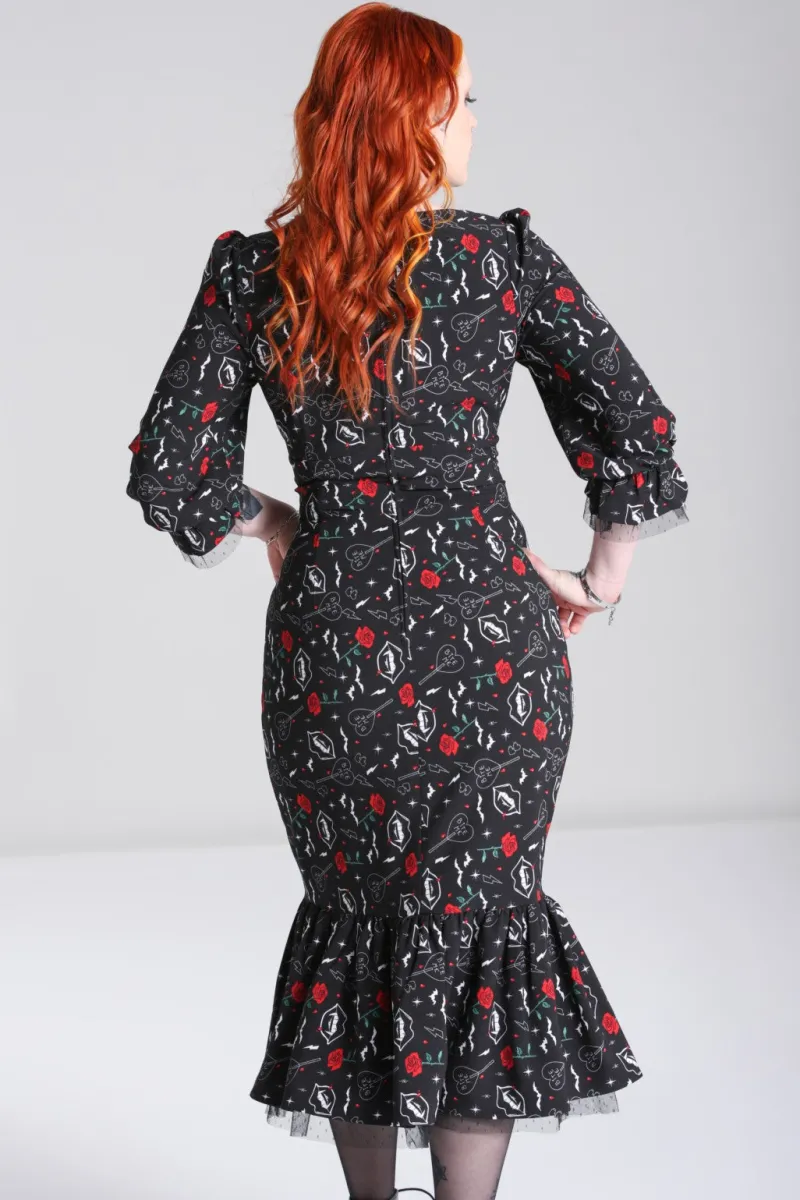 Hell Bunny Dresses|Dresses>Lilith Maxi Dress Black