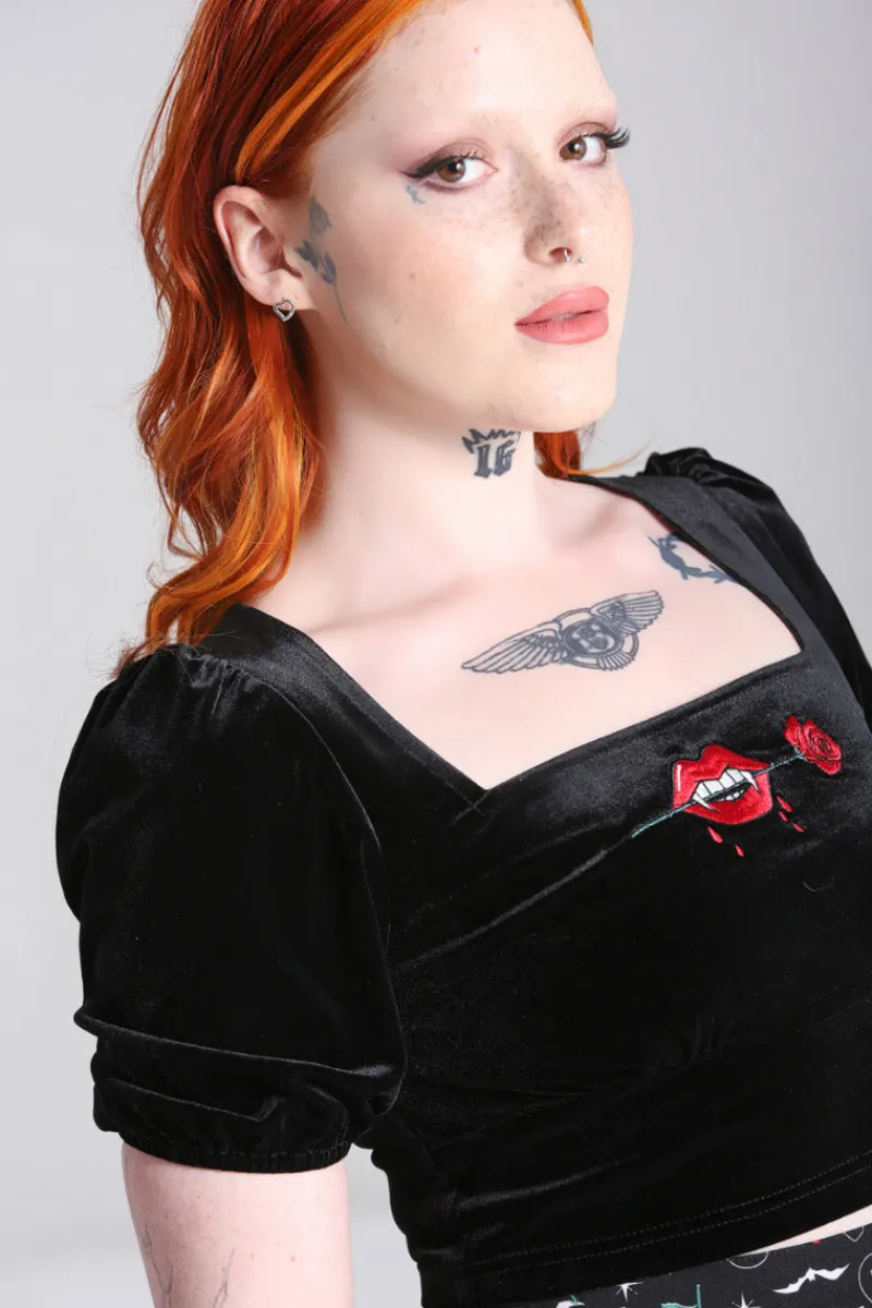 Hell Bunny Tops|Tops>Lilith Top Black